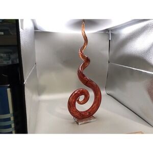 Mirano Style Art Glass Candy Beautiful Amber